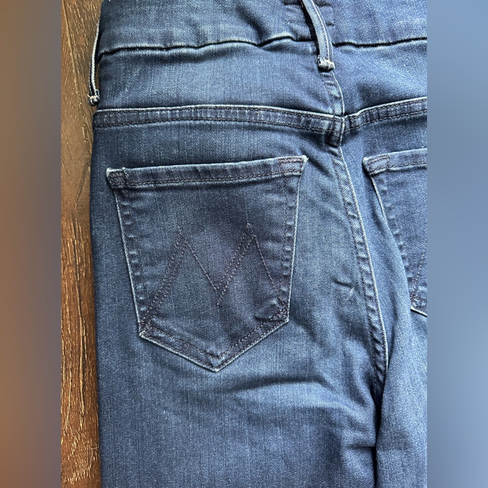MOTHER DENIM HIGH WAISTED LOOKER ANKLE FRAY JEAN - Picture 9 of 16